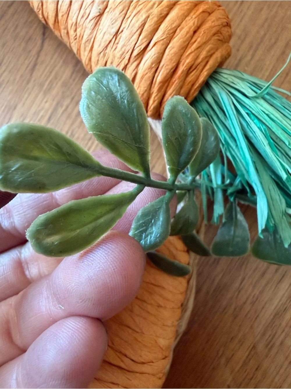 Target Orange and Green Carrot Wreath